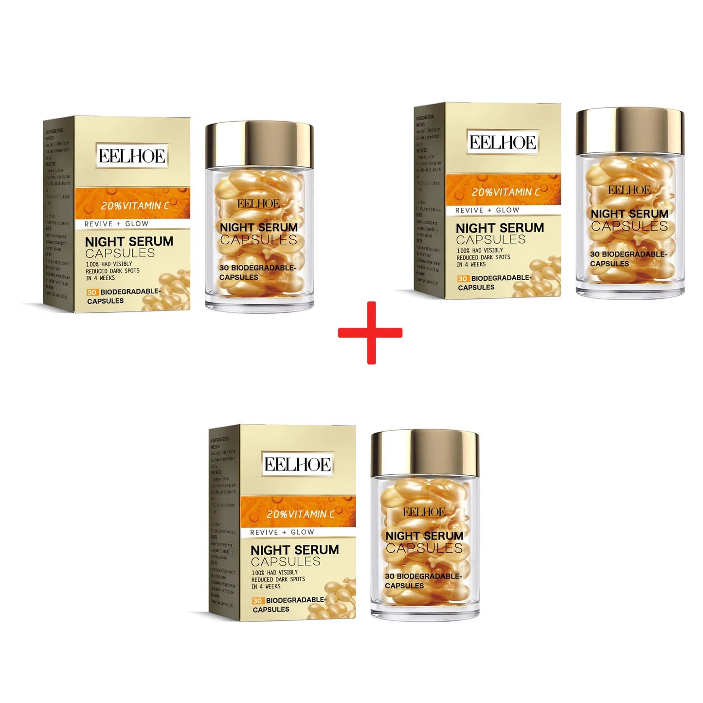 Eelhoe Vitamin C Facial Capsule Serum | Brighten & Firm