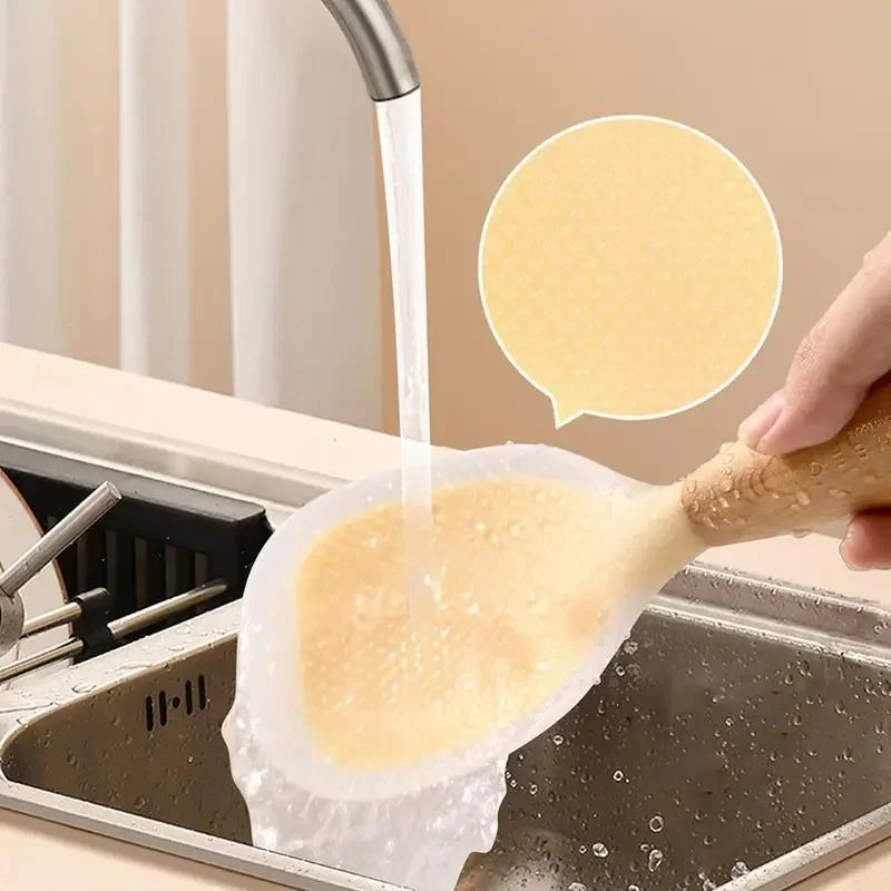 Silicone Rice & Cooking Spoon – Non-Stick, Heat-Resistant Kitchen Utensil