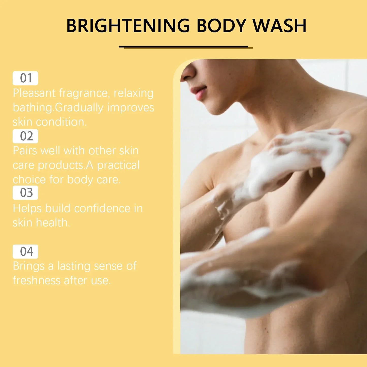 Kojic Acid & Turmeric Brightening Body Wash | Shower Gel
