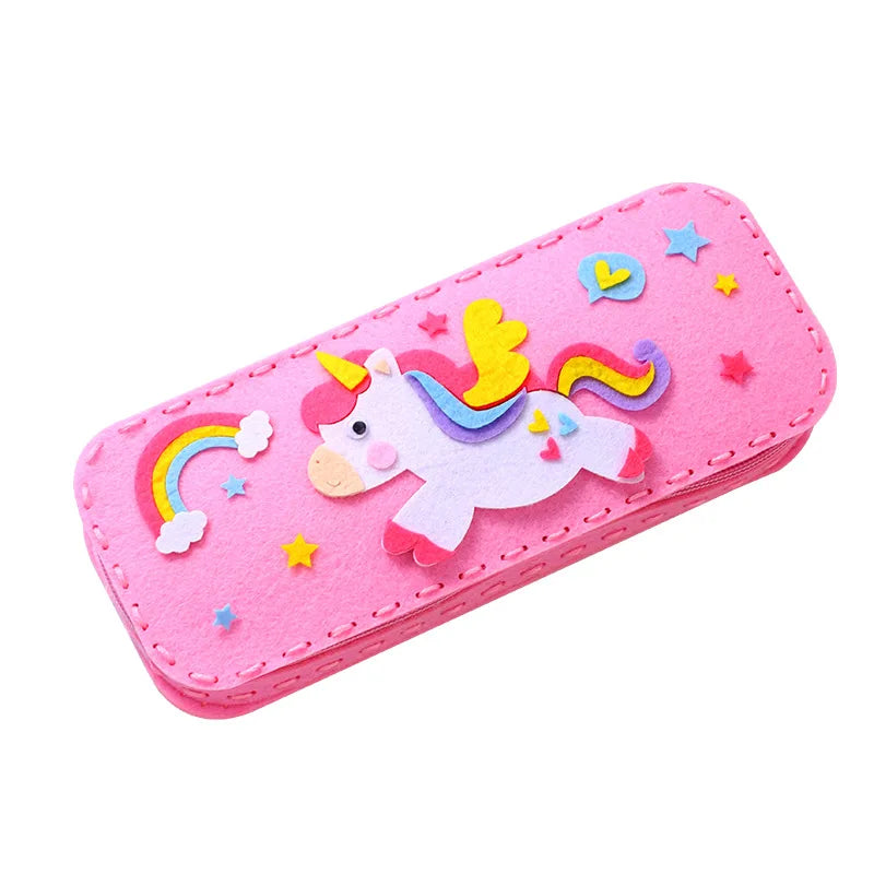 Children's Sewing Stationery Bag Handmade Material Kits Cute Cartoon