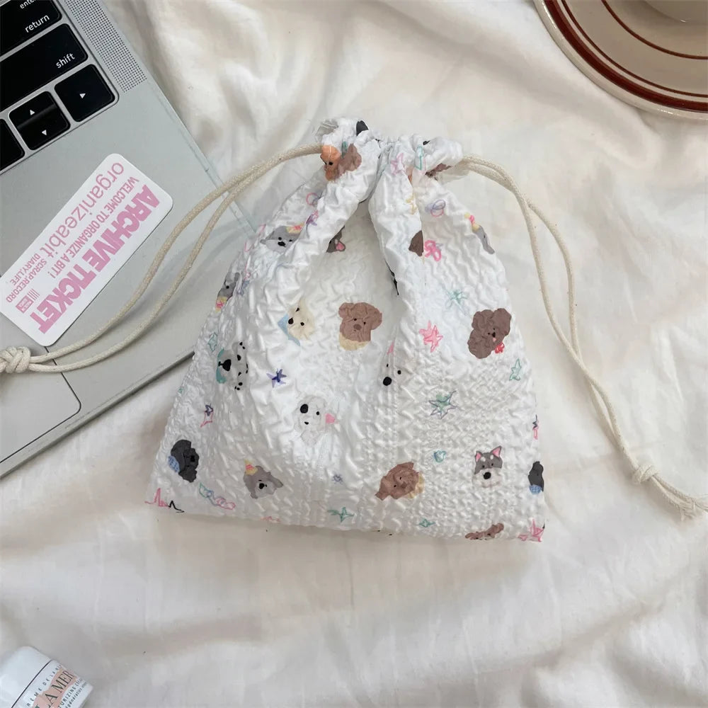 Cute Drawstring Pouch – Coin, Jewelry & Cosmetic Storage Bag