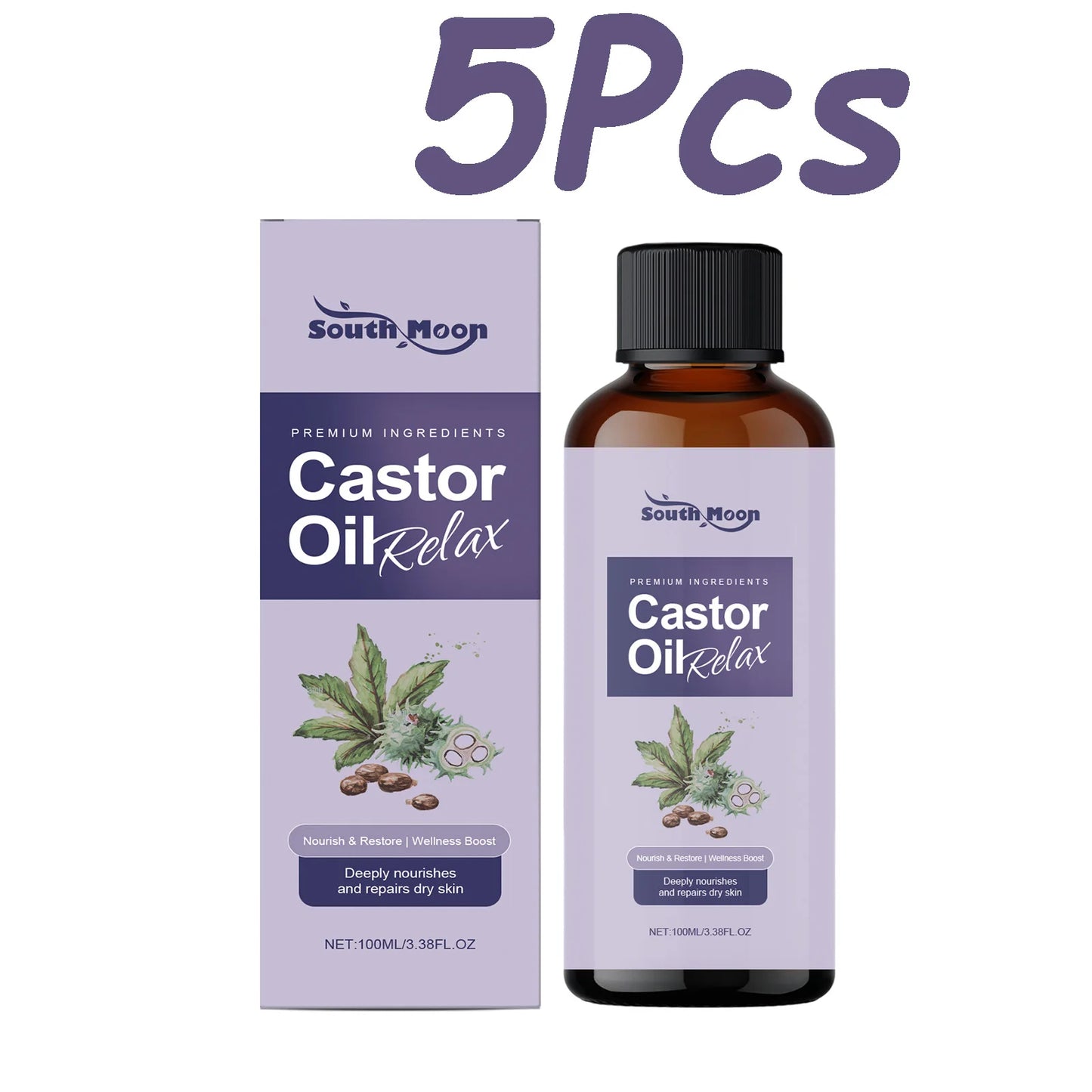Castor Body Massage Oil – Nourishing, Firming & Relaxing 100ml