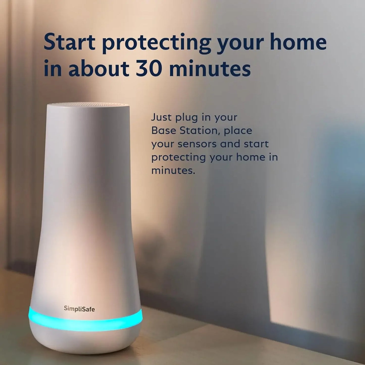 Wireless Home Security System with HD Camera - 12-Piece Set, Compatible with Alexa and Google Assistant Peaceful Pleasures Health and Wellness