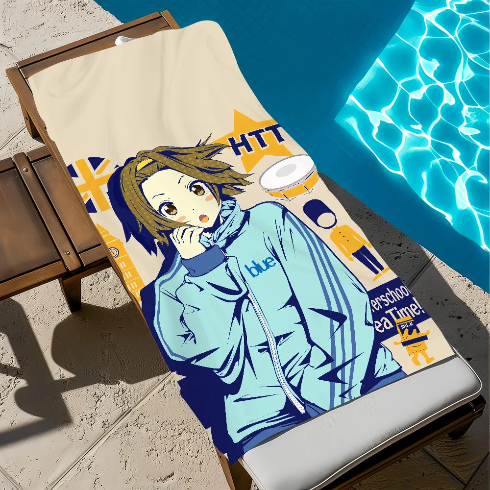 K-ON Anime Quick-Dry Beach Towel | Soft Microfiber Pool & Gym