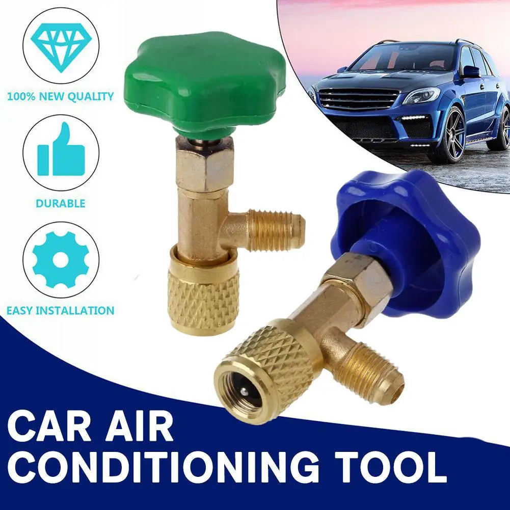 Air Car Automotive safety valve Bottle Opener For R22 R134a R410A Gas 1/4 SAE Auto AC Can Tap Valve Air Car Conditioning Tool Peaceful Pleasures Health and Wellness