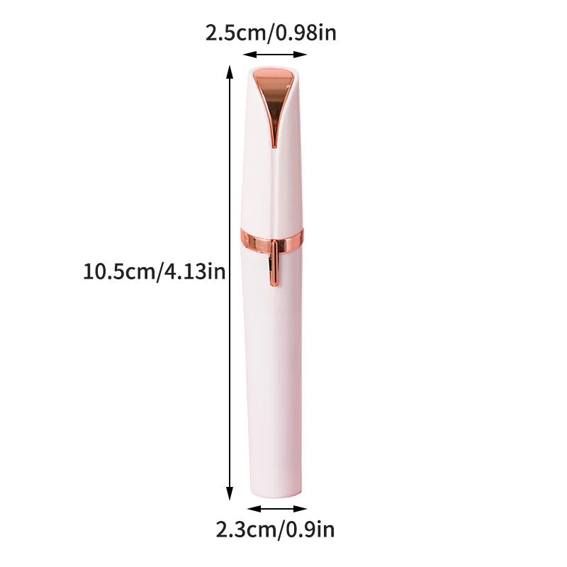 Electric Eyebrow Trimming Tool For Beginners Automatic Electric Eyebrow Trimmer Nose Hair Shaving Brush Scraper 1pc Peaceful Pleasures Health and Wellness