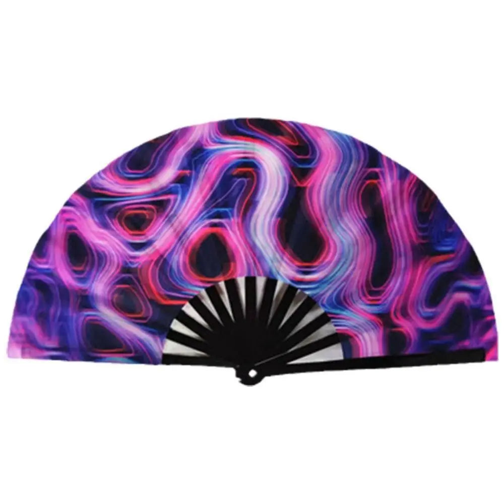 Bamboo Silk Cat Pattern Folding Fan – Decor & Gift