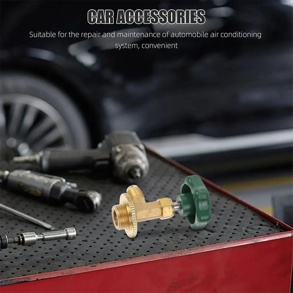 R12,R600 R22, R134a, R410A g Refrigerant Gas Recharging Kit Car Air Conditioner Gas Refill Refrigeration Tool Opener Hose Kit Peaceful Pleasures Health and Wellness