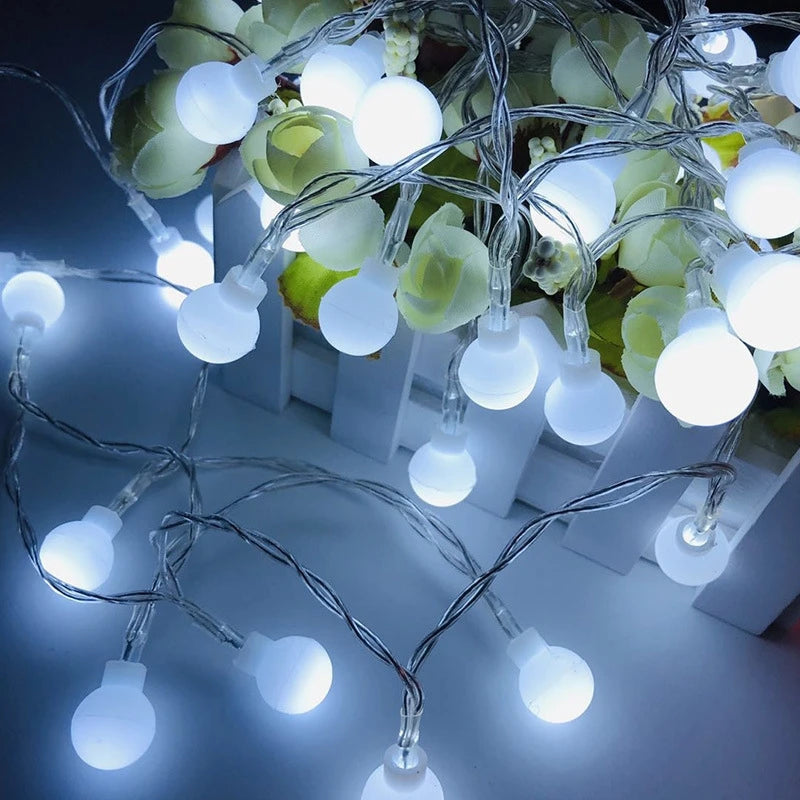 10M 80 LED Ball Fairy String Lights – USB/Battery Garden & Wedding