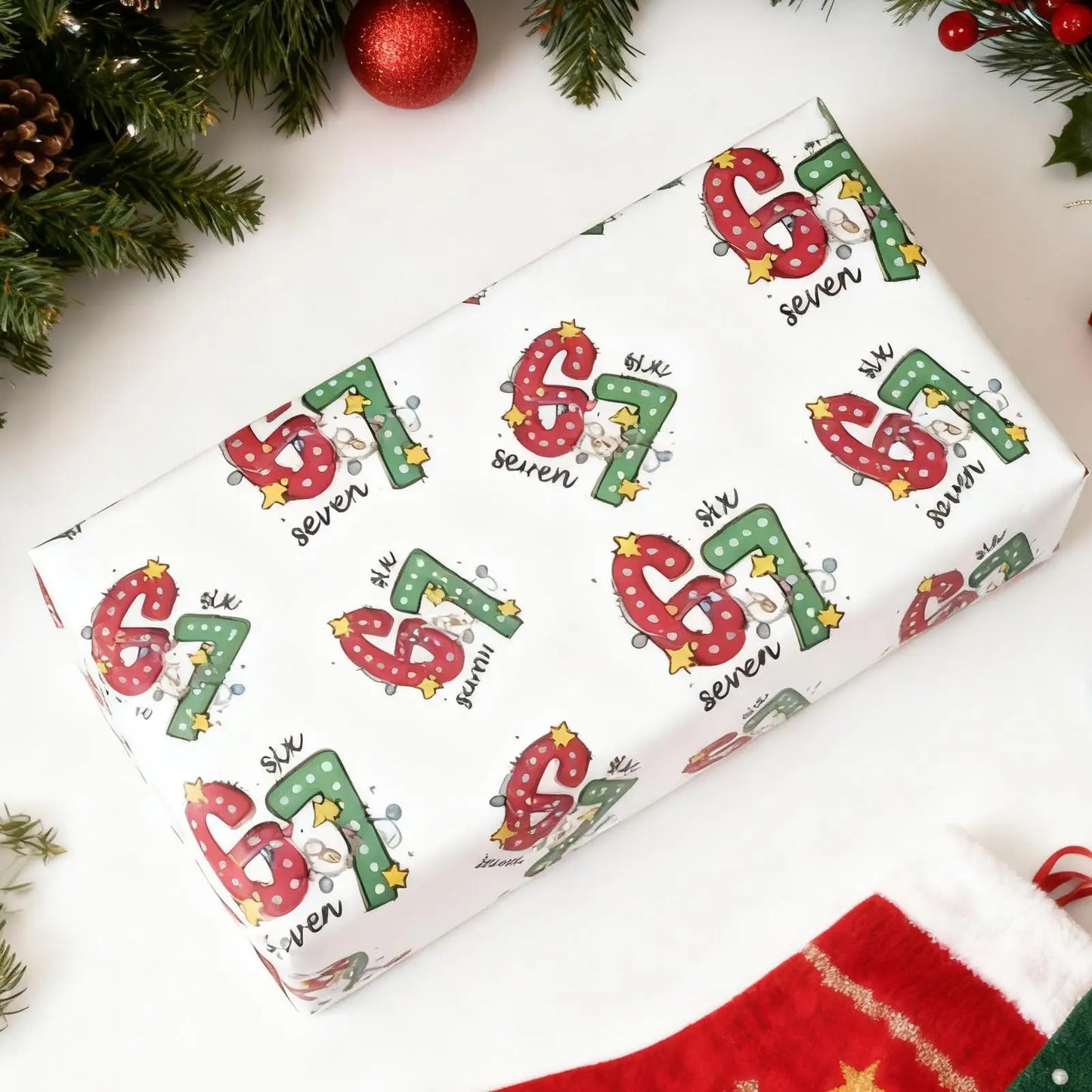 Christmas Wrapping Paper Set – 20 Festive Holiday Sheets Holiday Wrapping Paper Peaceful Pleasures Health and Wellness