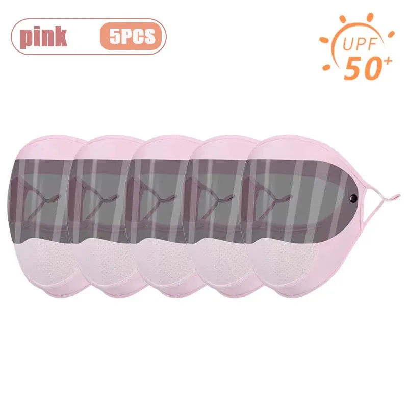 UPF 50+ Full Face Cover Mask with Goggles | UV & Dust Shield