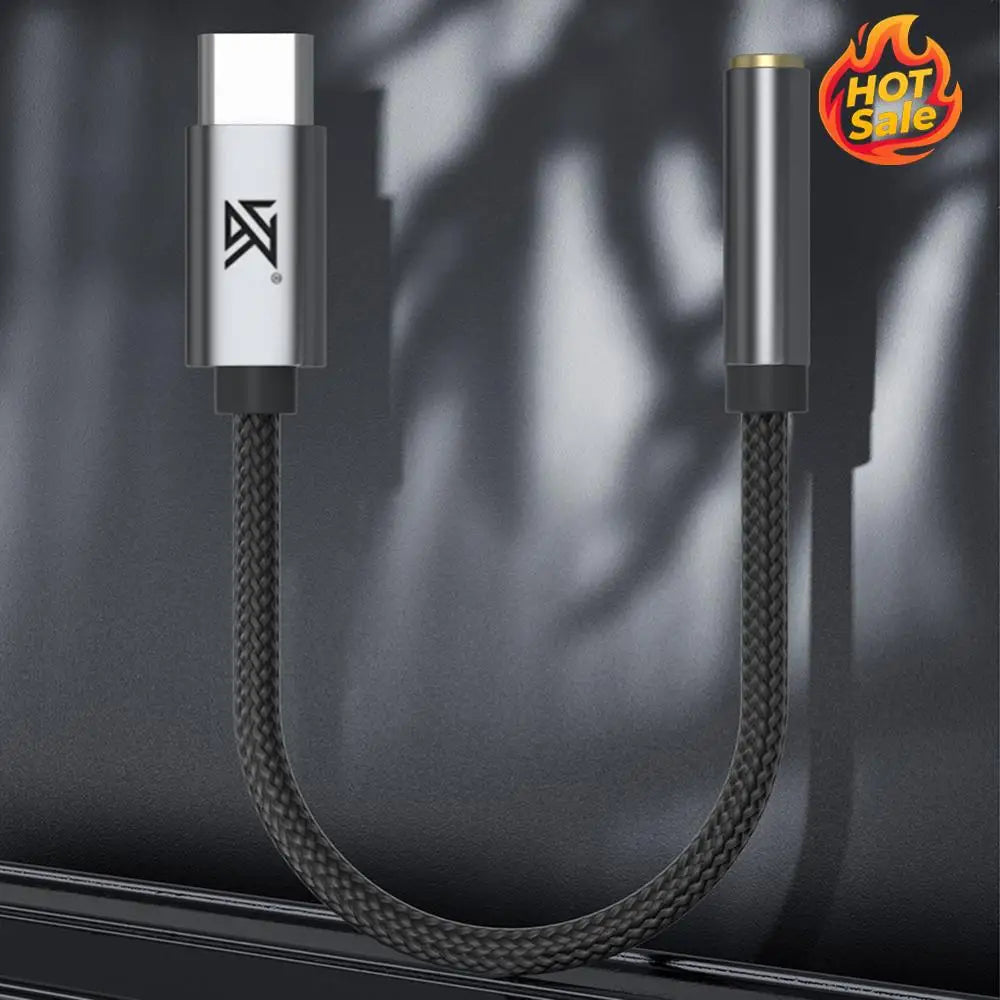 USB-C to 3.5mm DAC Adapter 32bit/384kHz Hi-Fi Audio Dongle