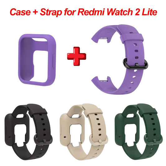 Silicone WatchBand Strap For Redmi Watch 2 Lite SmartWatch Band WristBand Redmi Watch 2 Protective Case Protector Cover Peaceful Pleasures Health and Wellness