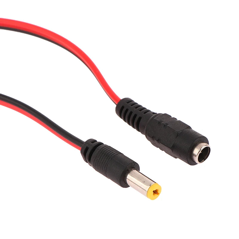 5-Pack DC Power Connector Cable 5.5×2.1mm for CCTV Cameras DC Power Connector Peaceful Pleasures Health and Wellness