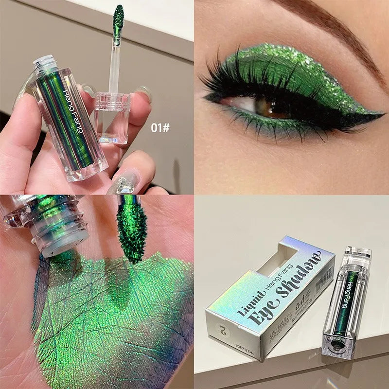Metallic Chameleon Liquid Eyeliner – Waterproof, Long-Lasting