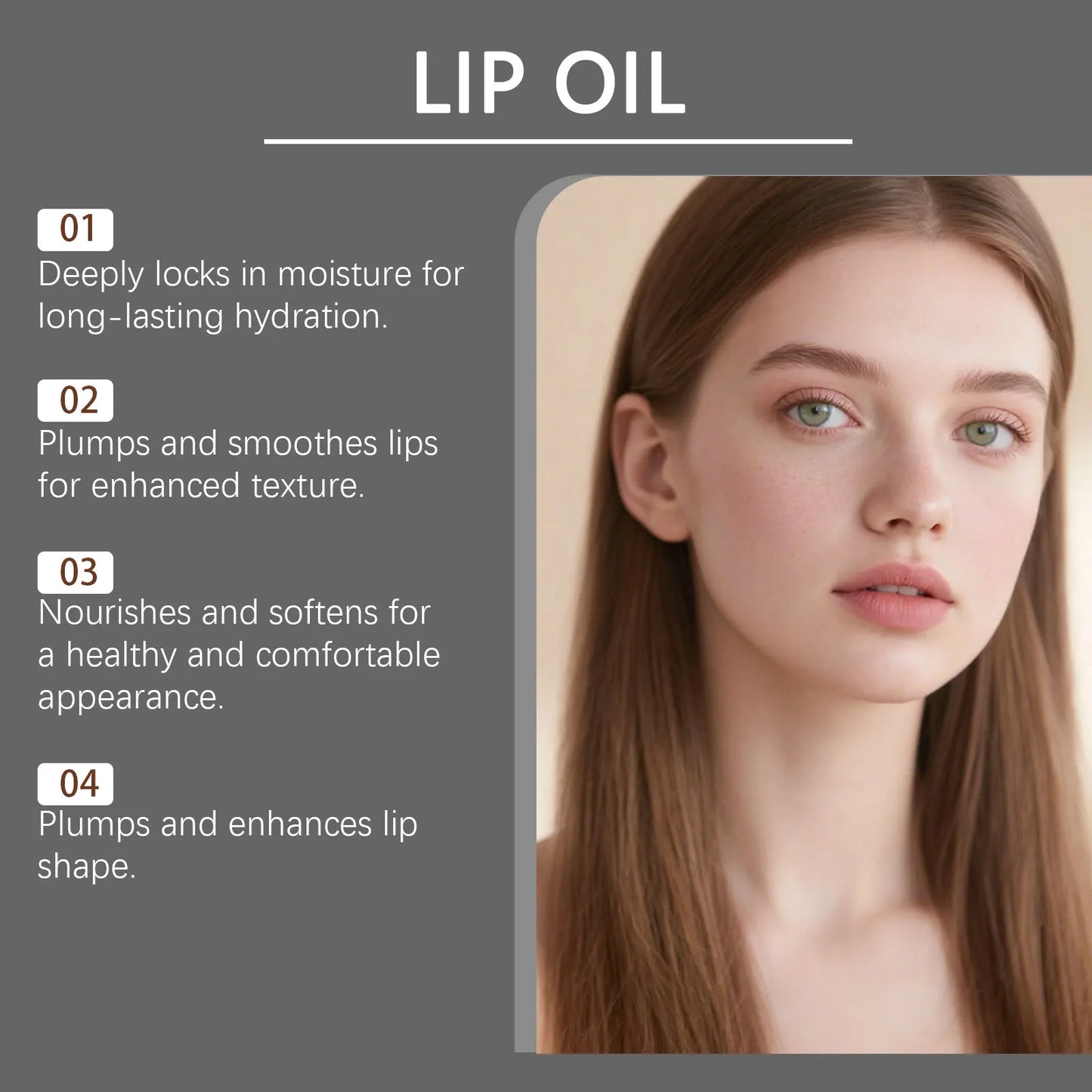 Zephoco Waterproof Nourishing Lip Oil | Hydrating & Plumping
