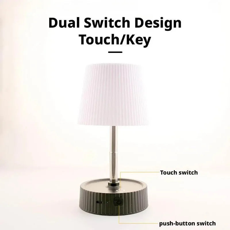 Solar Desk Lamp USB Rechargeable Waterproof Camping Light
