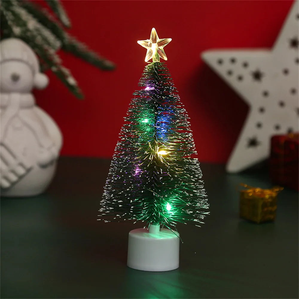 LED Multicolor Mini Christmas Tree Desktop Decoration | Gift