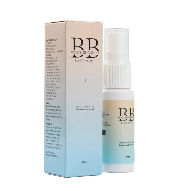 BB Whitening Spray Skin Brightening Moisturizing BB Cream Face Foundation Nourishing Skin Care Beauty Cosmetics Peaceful Pleasures Health and Wellness Option 1
