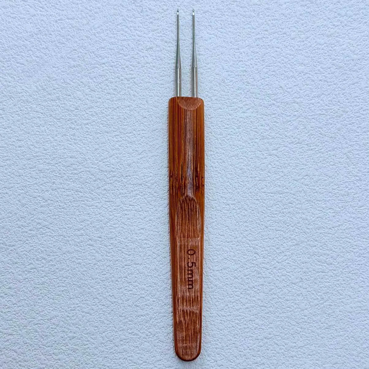 Dreadlock Crochet Hook Set 0.5mm & 0.75mm Wood Needles
