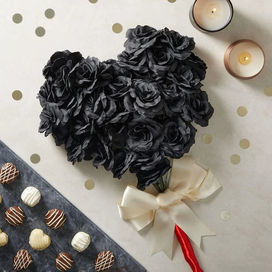 Artificial Silk Rose Heads 20/40pcs – Wedding & Home Décor Artificial Flower Heads Peaceful Pleasures Health and Wellness