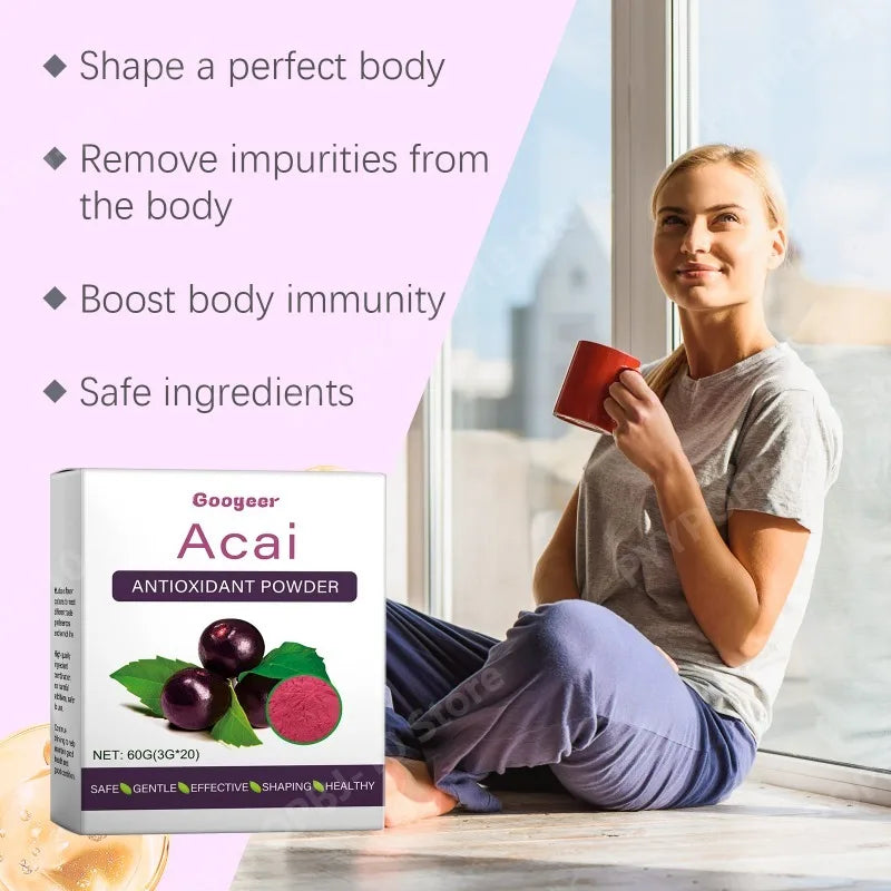 Acai Antioxidant Powder Blueberry – Daily Wellness Drink 60g
