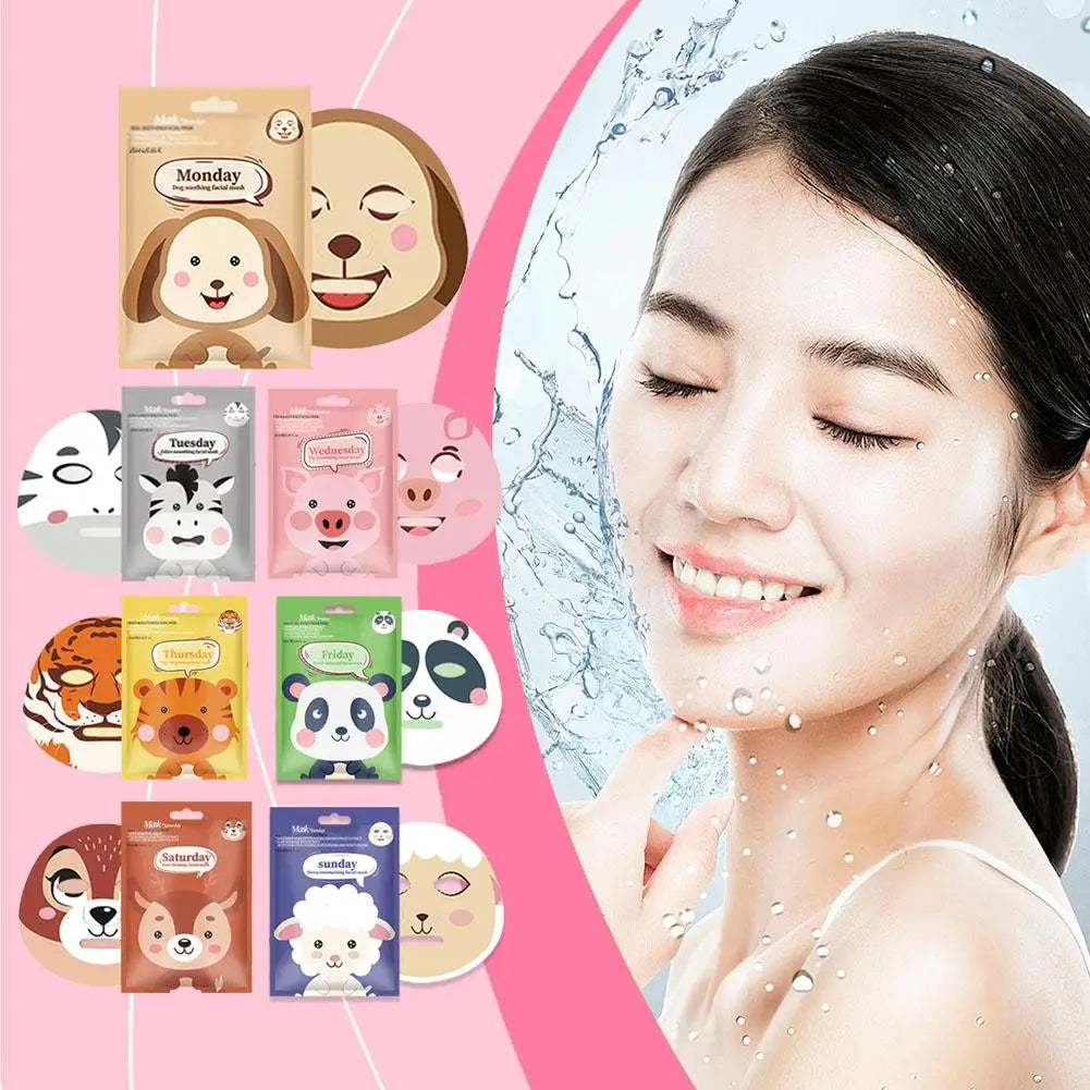 Animal Print Sheet Mask – Collagen & Hyaluronic Acid Hydration