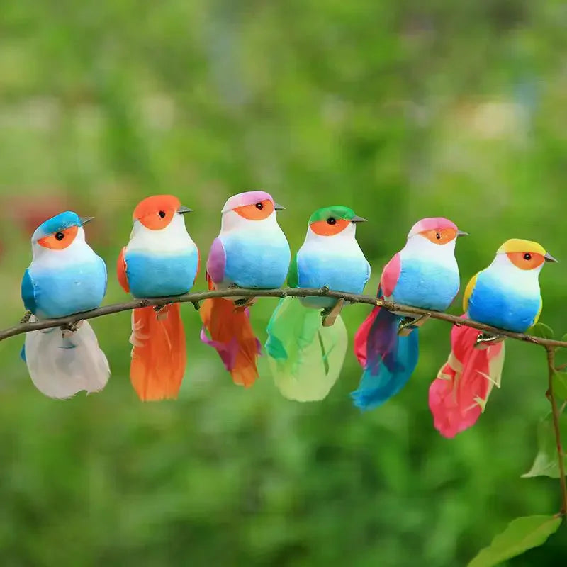 3D Artificial Foam Feather Birds – Party & Wedding Decor