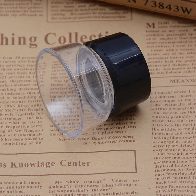 Pocket Magnifier Abs Plastic Acrylic Lens Mini Portable Cylinder 10X Reading Magnifying Glass Optical Instrument Loupe Peaceful Pleasures Health and Wellness