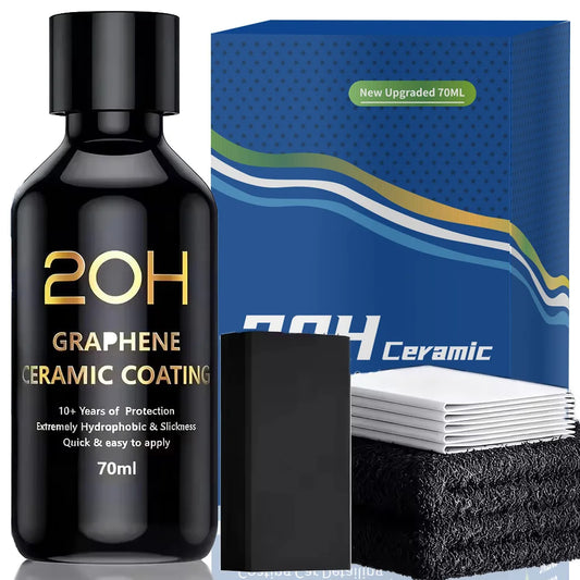 Graphene Ceramic Coating 20H/12H with Self Healing and UV Track Technology Car Detailing Professionals 10+ Years of Protection Peaceful Pleasures Health and Wellness 20H SET