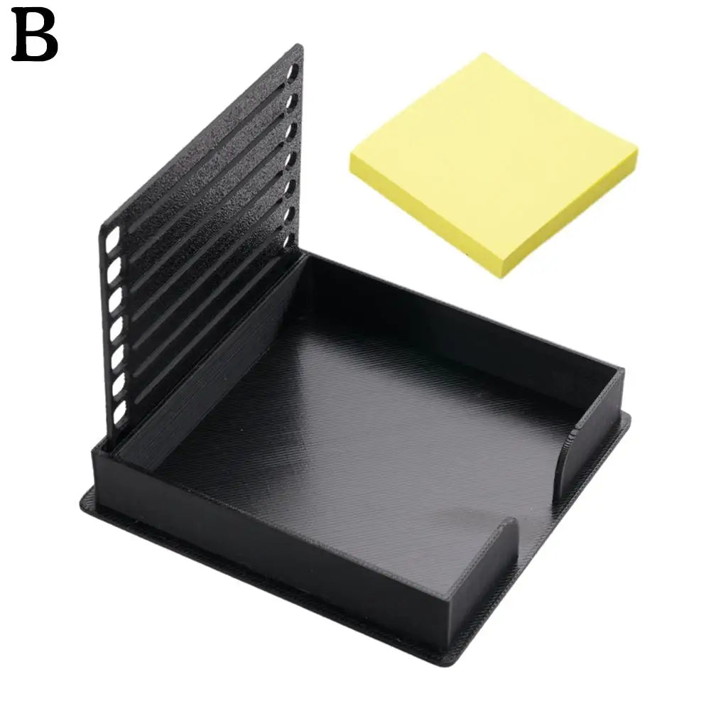 Sticky Note Dispenser Sticky Note Holder With Stencil Sticky Notes Template For Note Pad Self-adhesive Notepad Note Organ Peaceful Pleasures Health and Wellness B Set