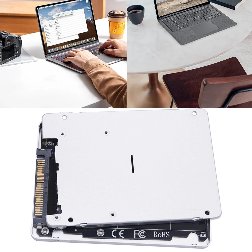 M.2 SSD To U.2 Adapter Card M.2 NVMe SATA-Bus NGFF SSD To PCI-e U.2 Adapter 32Gbps Hard Disk Adapter Card PC-E3.0X4 with Case Peaceful Pleasures Health and Wellness