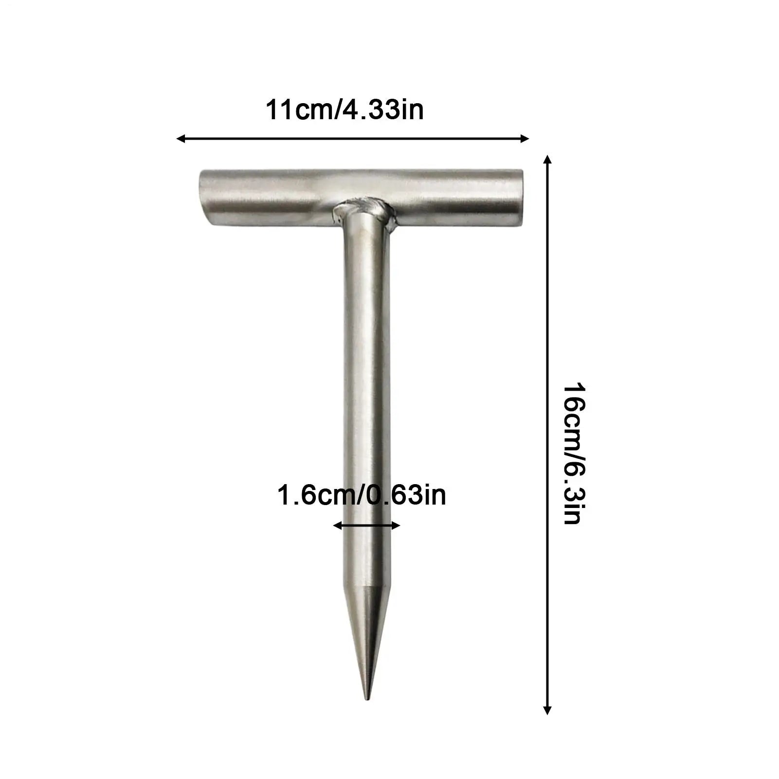 Hand Dibber Sowing Handheld Gardening Tools Plant Hole Digger With Handle For Cucumber Flower Tomato Potting Yard Farm Peaceful Pleasures Health and Wellness