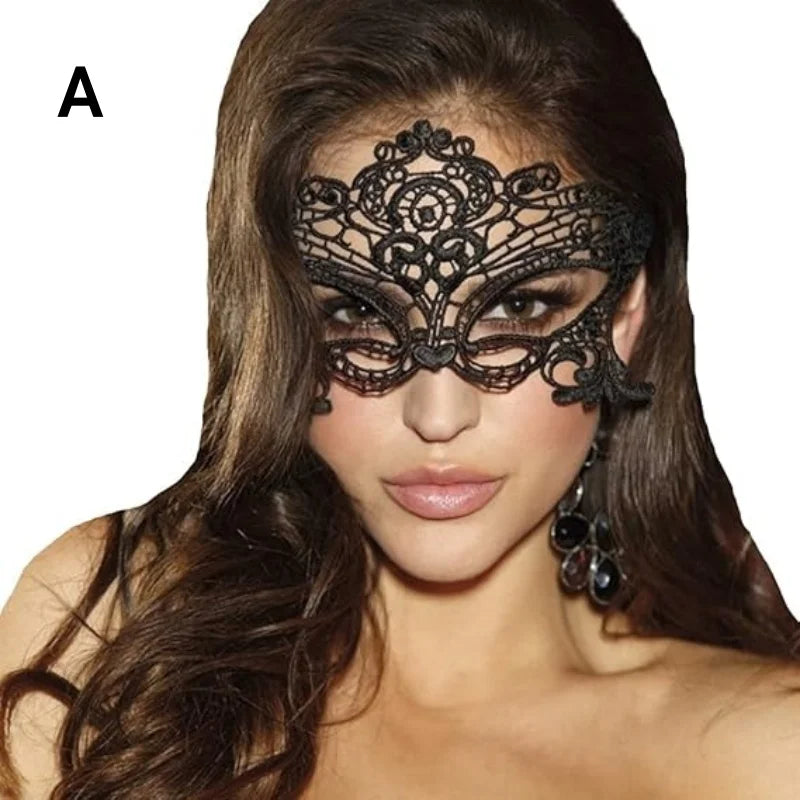 Women's Lace Masquerade Mask | Halloween Costume Party