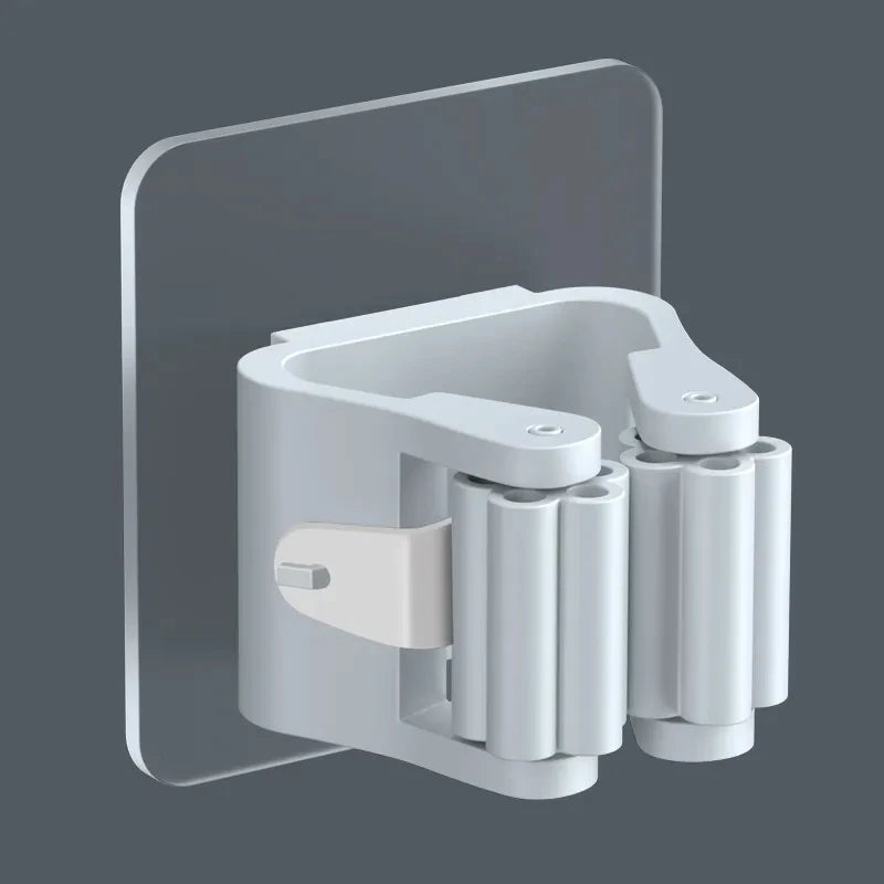Wall-Mounted Mop & Broom Holder Hooks | 2/4 PCS Storage Rack