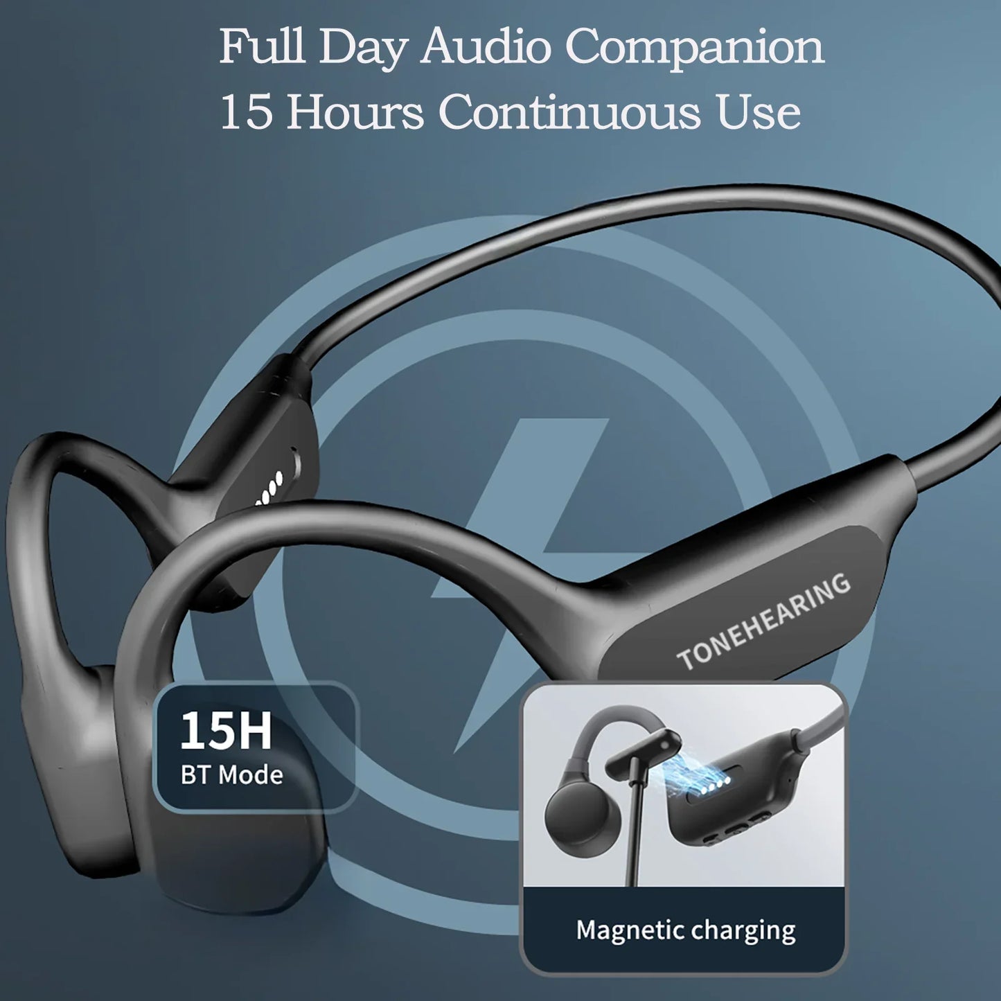 IPX6 Bone Conduction Bluetooth 5.3 Headphones | Open-Ear