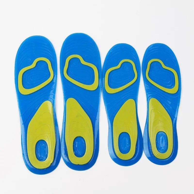 Silicone Non-Slip Gel Soft Sport Shoe Insoles Massaging Insole Orthopedic Foot Care for Feet Shoes Sole Shock Absorption Pads Peaceful Pleasures Health and Wellness