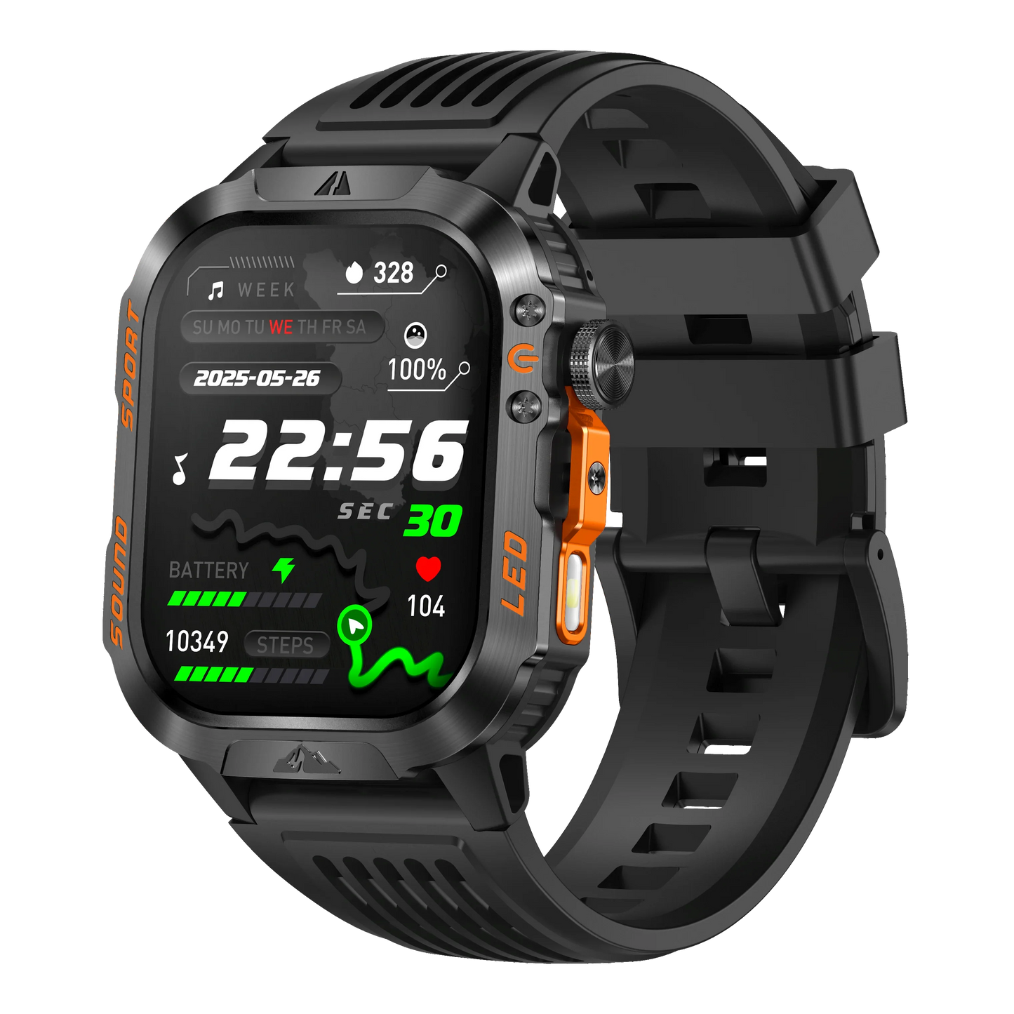 MINGCC Smartwatch – Wireless Calling, Heart Rate & Fitness