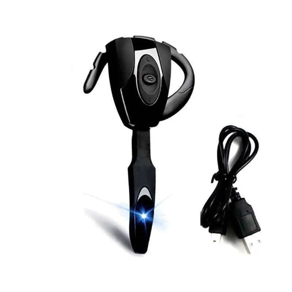 With Microphone Hanging Ear Hook Handsfree Business Bluetooth Headset Bluetooth Earphones Wireless Headphones Bluetooth Headset Peaceful Pleasures Health and Wellness black