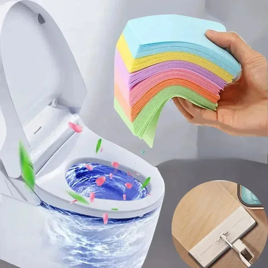 Toilet & Floor Cleaning Sheets – Microfiber Tile Cleaner Bathroom Cleaning Sheets Oasis Select