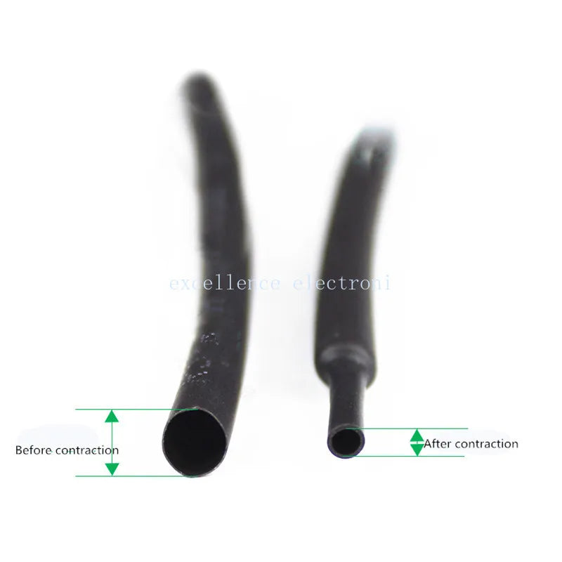 5 meters 2:1 Black Clear Red White Yellow Green Blue 1mm 2mm 3mm 4mm 5mm 6mm Heat Shrink Heatshrink Tubing Tube Wire Peaceful Pleasures Health and Wellness