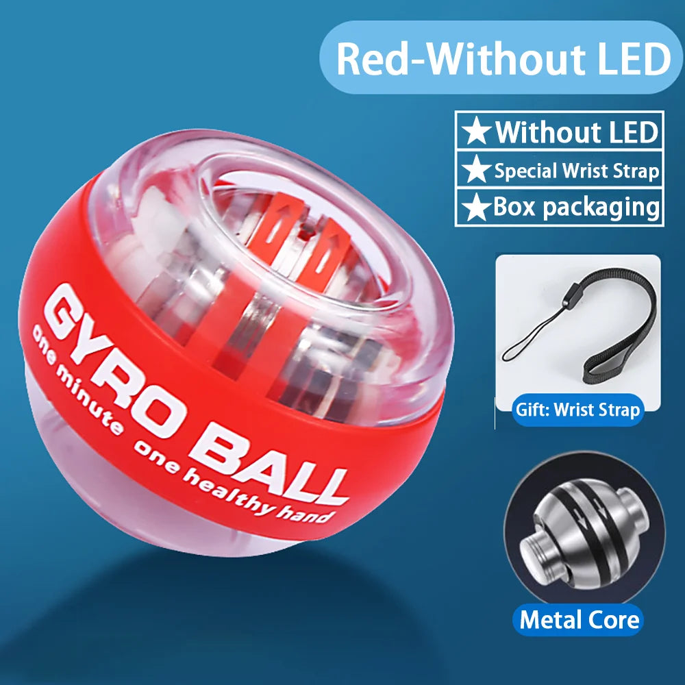 LED Autostart Gyroscopic Wrist Ball – Arm & Grip Trainer