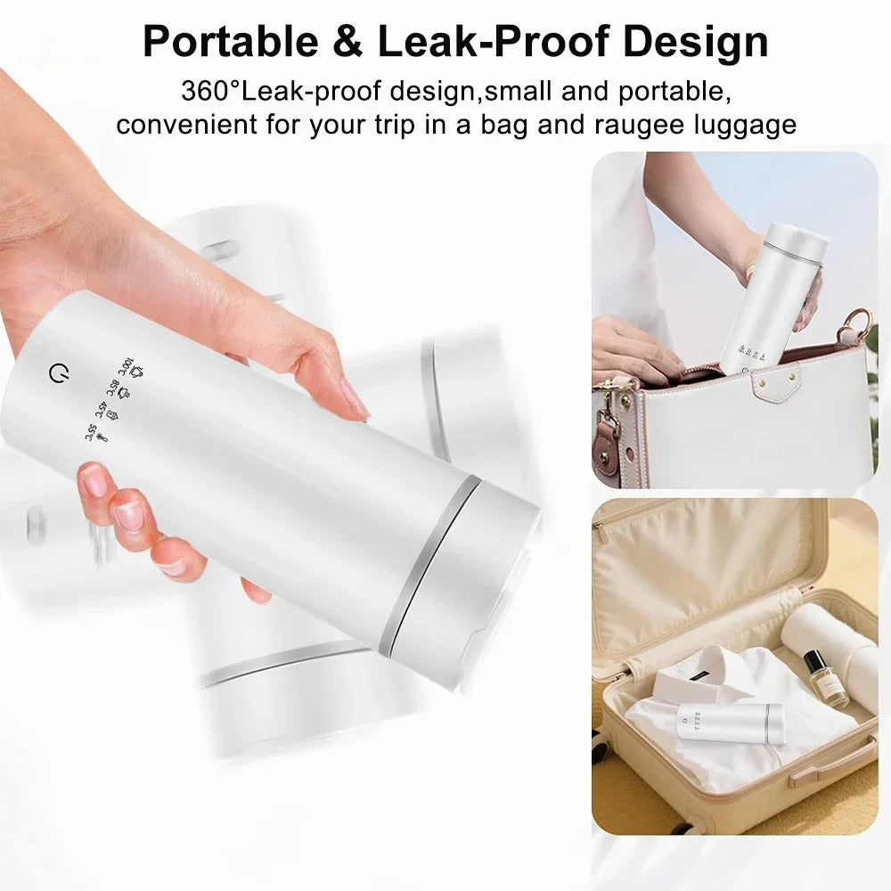 URGGU Mini Portable Electric Travel Kettle | 4 Temp Settings
