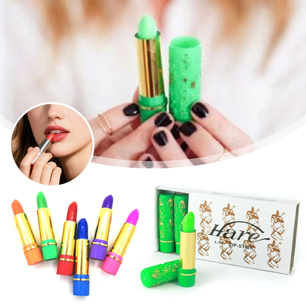 6-Pack Color-Changing Moisturizing Lipstick Set | Butterfly Tube