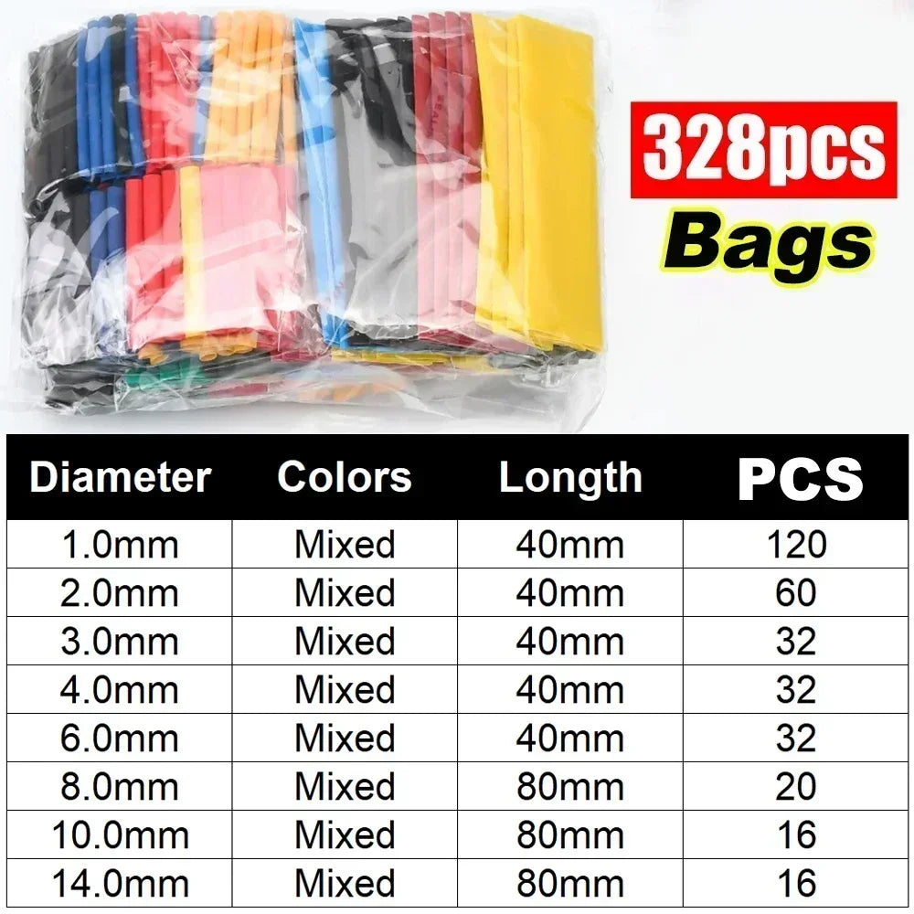 Heat Shrink Tubing Kit – Wire Insulation Sleeves | DIY & Auto