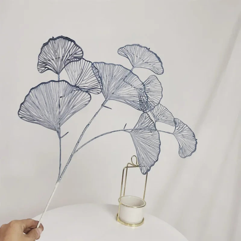 Silk Artificial Willow Bouquet | Fake Green Leaves for Home & Wedding