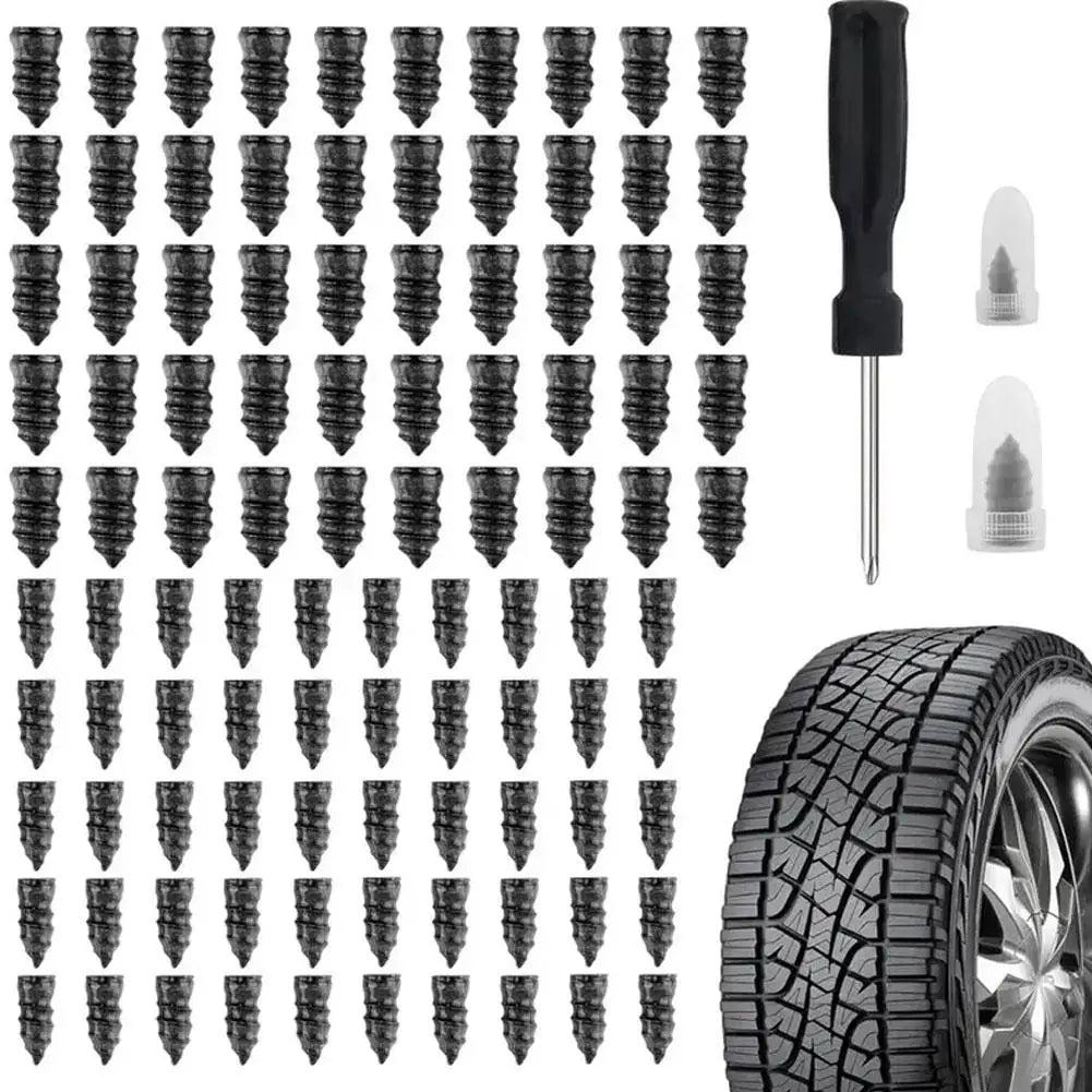 Rubber Tire Repair Nail Kit – Car, Truck & Motorcycle Tubeless