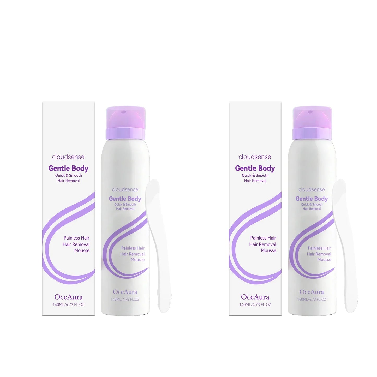 OceAura Painless Hair Removal Spray – Growth Inhibitor 140ml