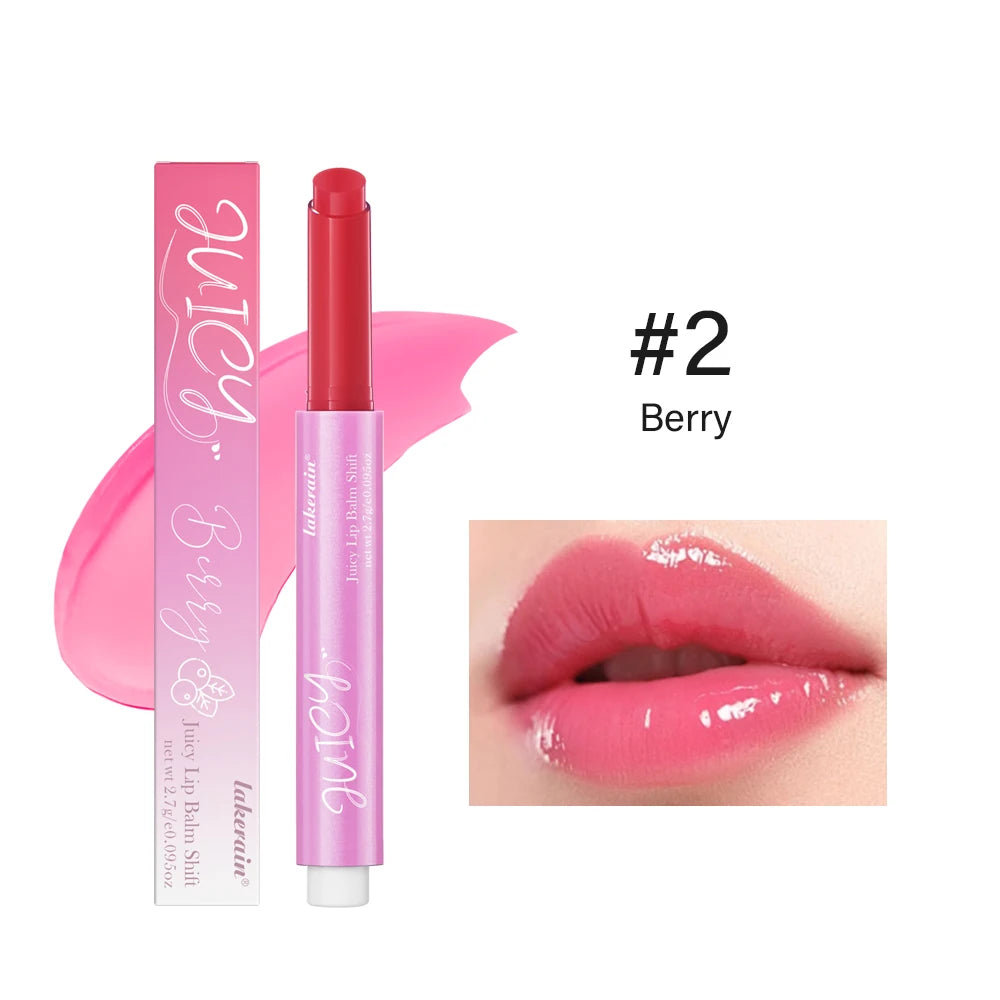 Color Change Juicy Lip Balm Shift Ph Color Changing Lip Balm Long Lasting Moisturizing Lipstick all change to pink lips makeup Peaceful Pleasures Health and Wellness Berry2