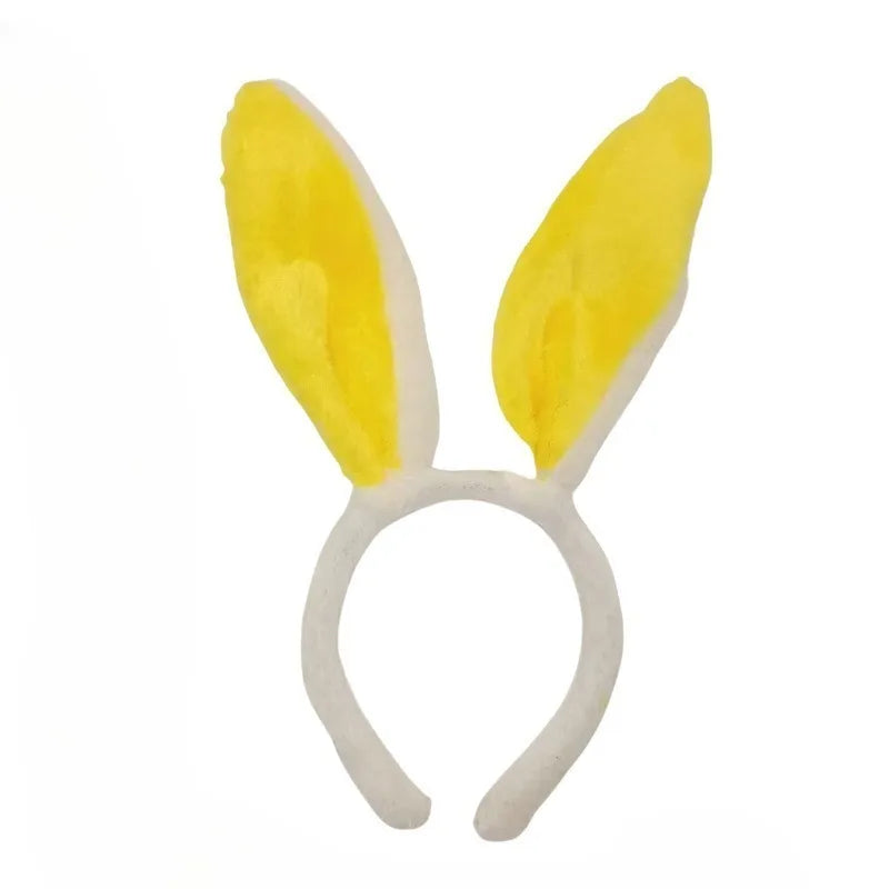 Plush Bunny Ears Headband – Easter Cosplay Costume Hair